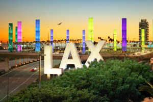 LAX sign