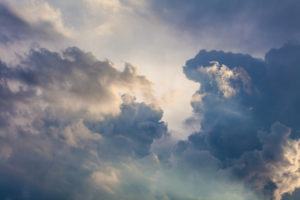 background sky fluffy clouds