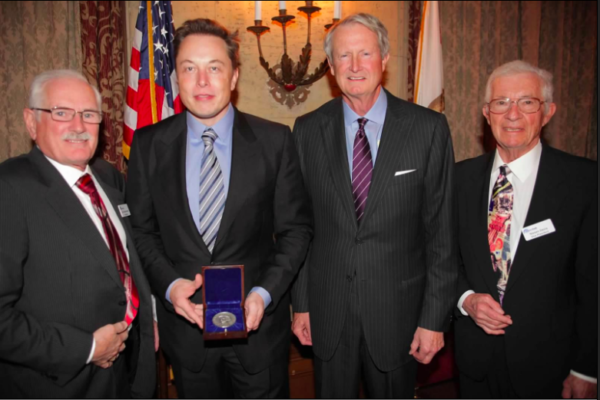 Elon Musk, 2014 Howard Hughes Memorial Award recipient
